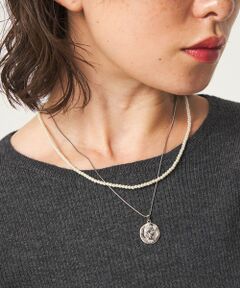 green label relaxing / グリーンレーベル リラクシング ネックレス・ペンダント・チョーカー | コイン＆フェイクパールネックレス 3WAY