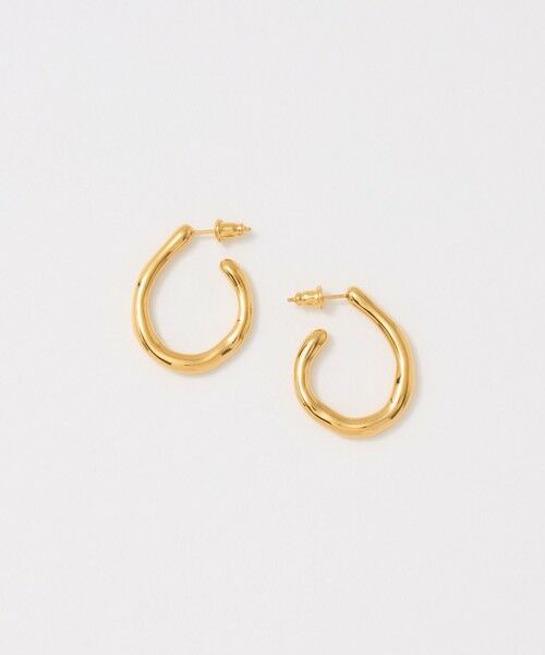 green label relaxing / グリーンレーベル リラクシング ピアス・イヤリング | メルティ フープピアス（GOLD）