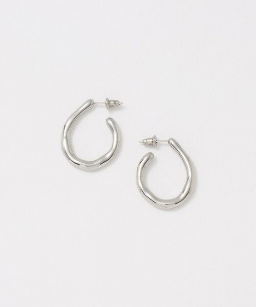 green label relaxing / グリーンレーベル リラクシング ピアス・イヤリング | メルティ フープピアス（SILVER）