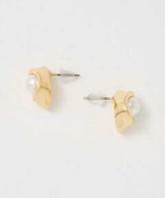 green label relaxing / グリーンレーベル リラクシング ピアス・イヤリング | Wrap フェイクパール ピアス