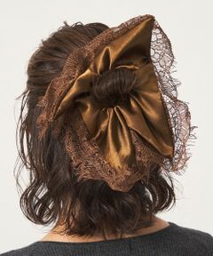 green label relaxing / グリーンレーベル リラクシング ヘアゴム・シュシュ | レース スクエア シュシュ