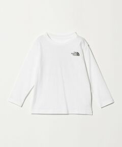 green label relaxing / グリーンレーベル リラクシング カットソー | 【WEB限定】＜THE NORTH FACE＞ スクエアロゴ ロングスリーブ Tシャツ / キッズ 110cm-120cm