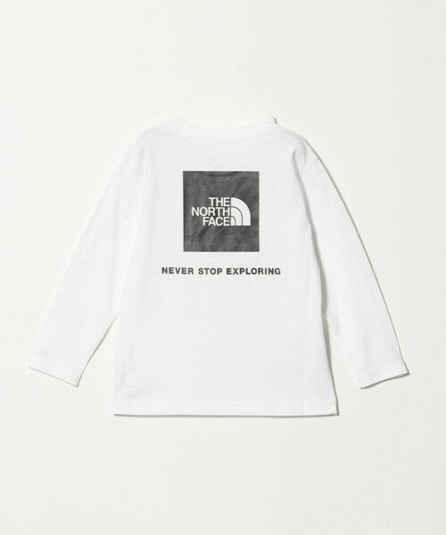 green label relaxing / グリーンレーベル リラクシング カットソー | 【WEB限定】＜THE NORTH FACE＞ スクエアロゴ ロングスリーブ Tシャツ / キッズ 110cm-120cm | 詳細1