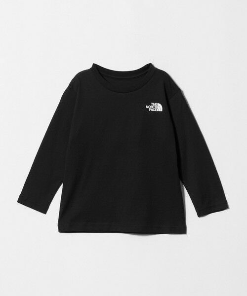 green label relaxing / グリーンレーベル リラクシング カットソー | 【WEB限定】＜THE NORTH FACE＞ スクエアロゴ ロングスリーブ Tシャツ / キッズ 110cm-120cm | 詳細4