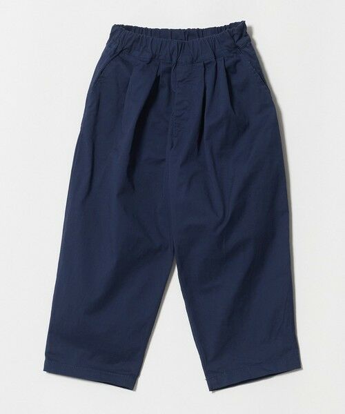 green label relaxing / グリーンレーベル リラクシング その他パンツ | ライト ツイル ツータック パンツ / キッズ 100cm-130cm(NAVY)