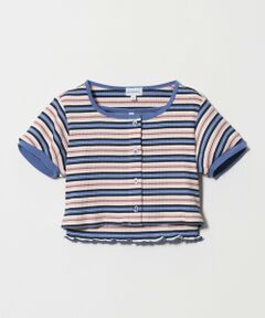 green label relaxing / グリーンレーベル リラクシング カットソー | ボーダー カーディガン キャミソール セット / キッズ 110cm-130cm