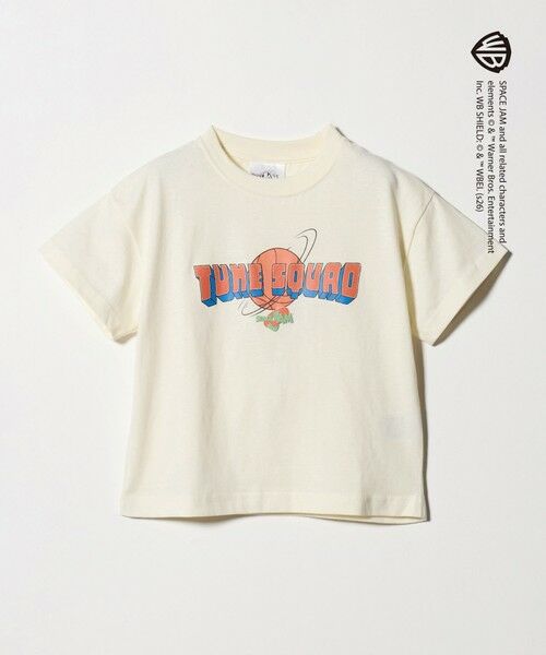 green label relaxing / グリーンレーベル リラクシング カットソー | 【別注】＜URBAMENT＞SPACE JAM Tシャツ / キッズ 100cm-130cm（OFF WHITE）