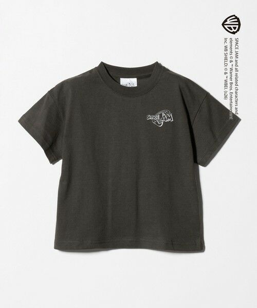 green label relaxing / グリーンレーベル リラクシング カットソー | 【別注】＜URBAMENT＞SPACE JAM Tシャツ / キッズ 100cm-130cm（DK.GRAY）