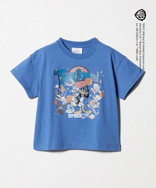 green label relaxing / グリーンレーベル リラクシング カットソー | 【別注】＜URBAMENT＞SPACE JAM Tシャツ / キッズ 100cm-130cm（COBALT）