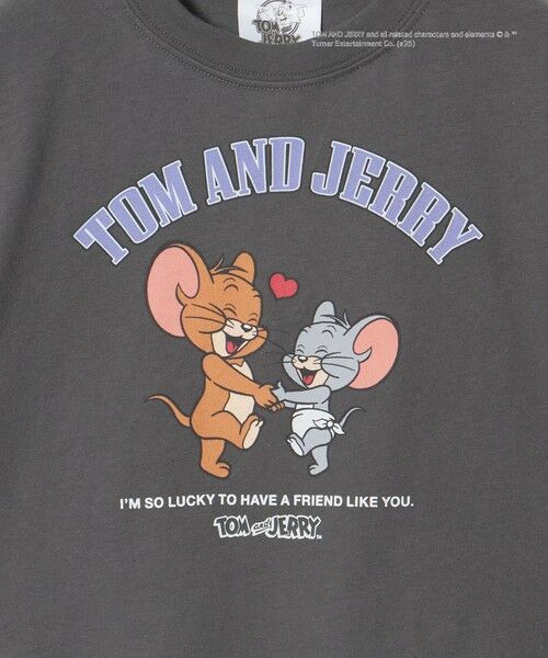 green label relaxing / グリーンレーベル リラクシング カットソー | 【別注】<URBAMENT>TOM and JERRY Tシャツ / キッズ 100cm-130cm | 詳細7
