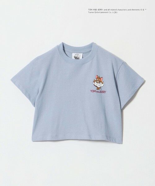 green label relaxing / グリーンレーベル リラクシング カットソー | 【別注】＜URBAMENT＞TOM and JERRY Tシャツ / キッズ 100cm-130cm（LT.BLUE）