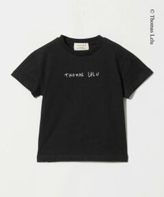 green label relaxing / グリーンレーベル リラクシング カットソー | 【別注】＜Thomas Lelu＞サインアート 半袖 Tシャツ カットソー / キッズ 120cm-140cm