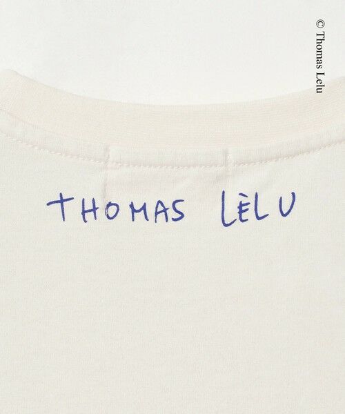 green label relaxing / グリーンレーベル リラクシング カットソー | 【別注】＜Thomas Lelu＞サインアート 半袖 Tシャツ カットソー / キッズ 120cm-140cm | 詳細4