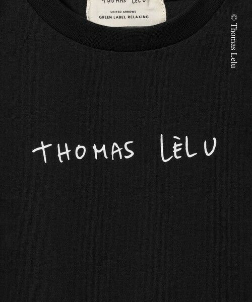 green label relaxing / グリーンレーベル リラクシング カットソー | 【別注】＜Thomas Lelu＞サインアート 半袖 Tシャツ カットソー / キッズ 120cm-140cm | 詳細8