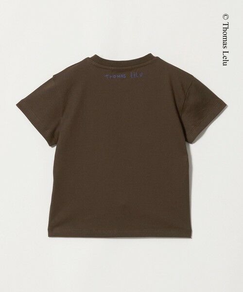 green label relaxing / グリーンレーベル リラクシング カットソー | 【別注】＜Thomas Lelu＞サインアート 半袖 Tシャツ カットソー / キッズ 120cm-140cm | 詳細11