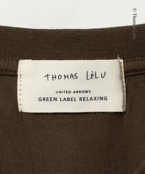 green label relaxing / グリーンレーベル リラクシング カットソー | 【別注】＜Thomas Lelu＞サインアート 半袖 Tシャツ カットソー / キッズ 120cm-140cm | 詳細17