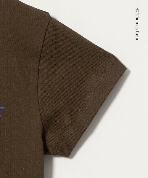 green label relaxing / グリーンレーベル リラクシング カットソー | 【別注】＜Thomas Lelu＞サインアート 半袖 Tシャツ カットソー / キッズ 120cm-140cm | 詳細13
