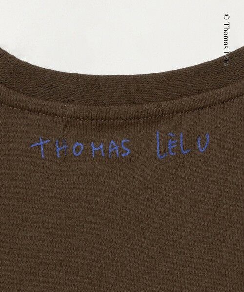 green label relaxing / グリーンレーベル リラクシング カットソー | 【別注】＜Thomas Lelu＞サインアート 半袖 Tシャツ カットソー / キッズ 120cm-140cm | 詳細15