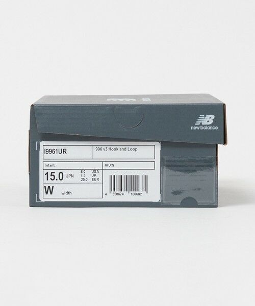 green label relaxing / グリーンレーベル リラクシング スニーカー | 【WEB限定】＜New Balance＞ 996 v3 Hook and Loop / キッズ 14cm-16cm | 詳細10