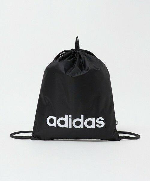 green label relaxing / グリーンレーベル リラクシング リュック・バックパック | 【WEB限定】＜adidas＞ リニア ジム サック / キッズ（BLACK）