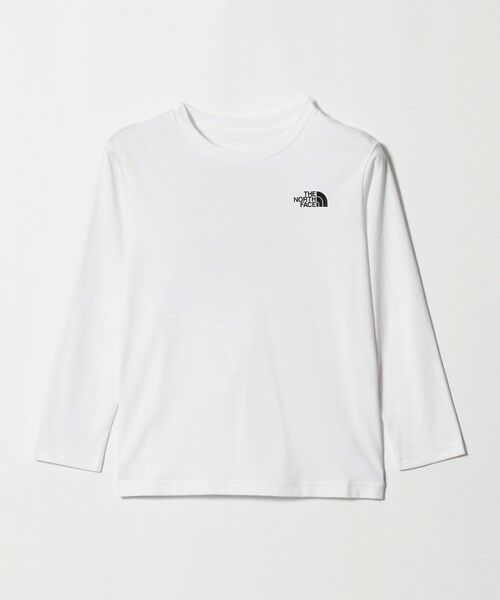green label relaxing / グリーンレーベル リラクシング カットソー | 【WEB限定】＜THE NORTH FACE＞ スクエアロゴ ロングスリーブ Tシャツ / キッズ 130cm-160cm | 詳細1
