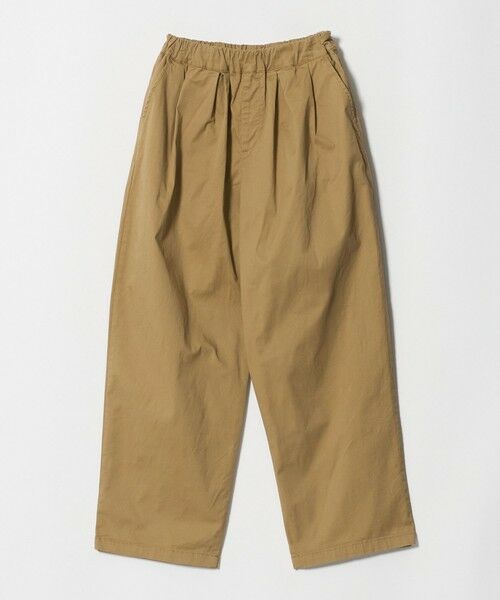 green label relaxing / グリーンレーベル リラクシング その他パンツ | ライト ツイル ツータック パンツ / キッズ 140cm-160cm(BEIGE)