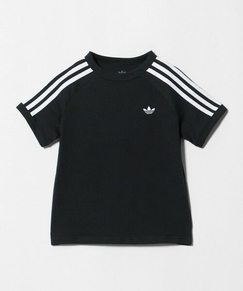 green label relaxing / グリーンレーベル リラクシング カットソー | 【WEB限定】＜adidas Originals＞スリーストライプ Tシャツ / キッズ 130cm-160cm（BLACK）