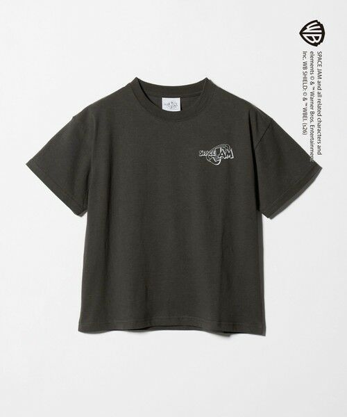 green label relaxing / グリーンレーベル リラクシング カットソー | 【別注】＜URBAMENT＞SPACE JAM Tシャツ / キッズ 140cm-150cm（DK.GRAY）