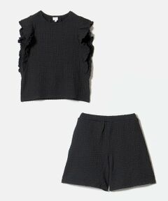 green label relaxing / グリーンレーベル リラクシング ロング・マキシ丈ワンピース | プクプクフリル セットアップ / キッズ 140cm-160cm