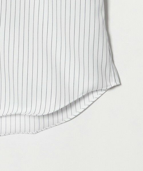 green label relaxing / グリーンレーベル リラクシング シャツ・ブラウス | コットン ツイル ストライプ クレリック ワイドカラー ドレスシャツ -イージーアイロン- | 詳細11