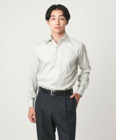 green label relaxing / グリーンレーベル リラクシング シャツ・ブラウス | コットン ナローストライプ ワイドカラー ドレスシャツ -イージーアイロン-