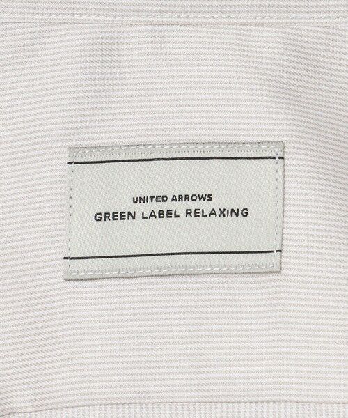 green label relaxing / グリーンレーベル リラクシング シャツ・ブラウス | コットン ナローストライプ ワイドカラー ドレスシャツ -イージーアイロン- | 詳細15