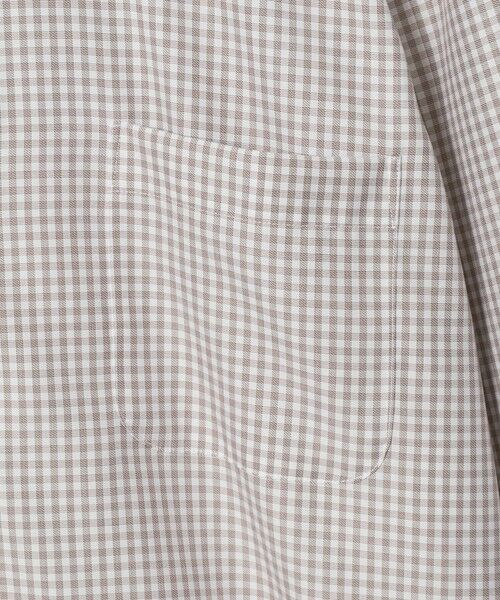 green label relaxing / グリーンレーベル リラクシング シャツ・ブラウス | コットン チェック ワイドカラー ドレスシャツ -イージーアイロン- | 詳細9