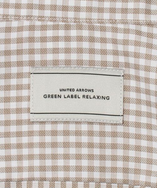 green label relaxing / グリーンレーベル リラクシング シャツ・ブラウス | コットン チェック ワイドカラー ドレスシャツ -イージーアイロン- | 詳細12