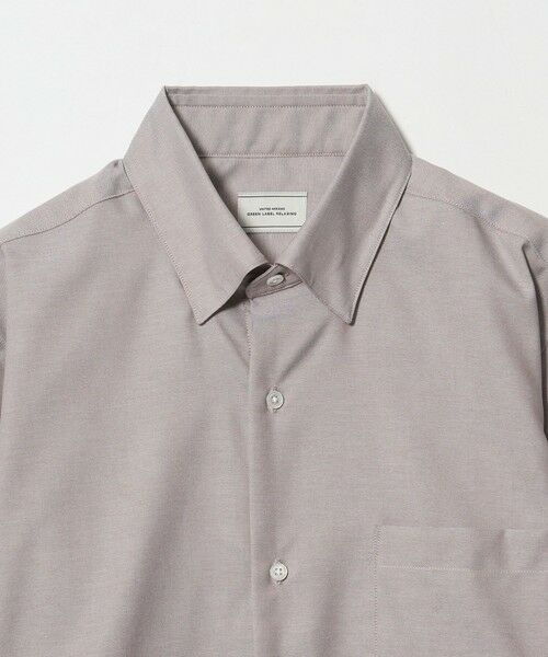 green label relaxing / グリーンレーベル リラクシング シャツ・ブラウス | エブリット コットンオックス ソリッド スナップ ボタンダウン シャツ -イージーアイロン- | 詳細6