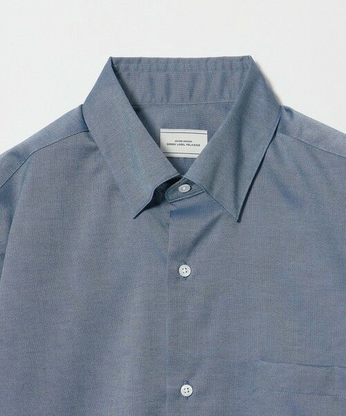 green label relaxing / グリーンレーベル リラクシング シャツ・ブラウス | エブリット コットンオックス ソリッド スナップ ボタンダウン シャツ -イージーアイロン- | 詳細16