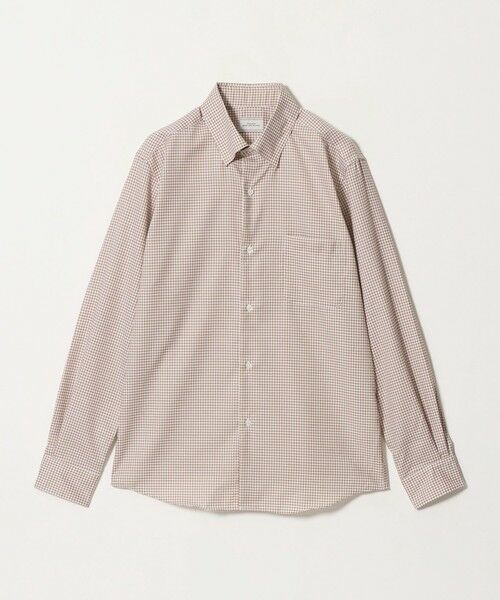 green label relaxing / グリーンレーベル リラクシング シャツ・ブラウス | エブリット コットンオックス ギンガムチェック スナップ ボタンダウン シャツ -イージーアイロン- | 詳細12