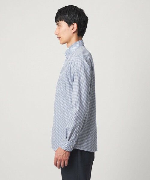 green label relaxing / グリーンレーベル リラクシング シャツ・ブラウス | エブリット コットンオックス ギンガムチェック スナップ ボタンダウン シャツ -イージーアイロン- | 詳細24