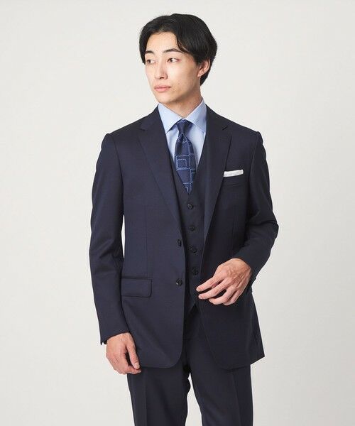 green label relaxing / グリーンレーベル リラクシング シャツ・ブラウス | コットン ヘリンボーン ワイドカラー ドレスシャツ -形態安定- | 詳細13