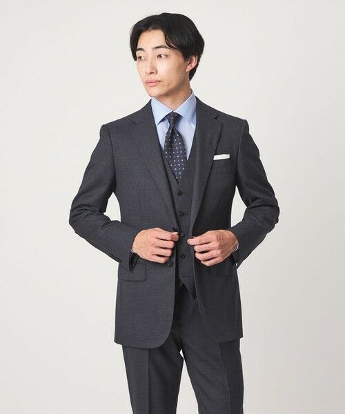 green label relaxing / グリーンレーベル リラクシング シャツ・ブラウス | コットン ヘリンボーン ワイドカラー ドレスシャツ -形態安定- | 詳細15