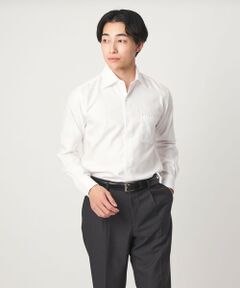 green label relaxing / グリーンレーベル リラクシング シャツ・ブラウス | コットン フレンチツイル ワイドカラー ドレスシャツ -形態安定-