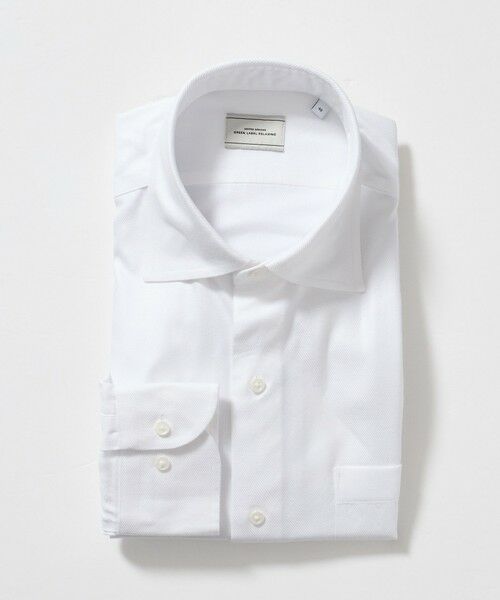 green label relaxing / グリーンレーベル リラクシング シャツ・ブラウス | コットン フレンチツイル ワイドカラー ドレスシャツ -形態安定- | 詳細6