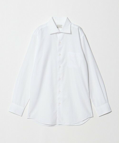 green label relaxing / グリーンレーベル リラクシング シャツ・ブラウス | コットン ブロード ワイドカラー ドレスシャツ -形態安定- | 詳細7