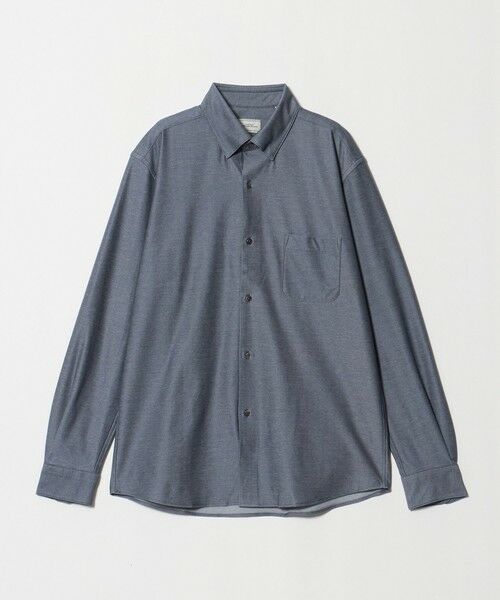 green label relaxing / グリーンレーベル リラクシング シャツ・ブラウス | エブリット TC ツイル ジャージー スナップ ボタンダウン シャツ -ストレッチ・イージーアイロン・吸水速乾- | 詳細9