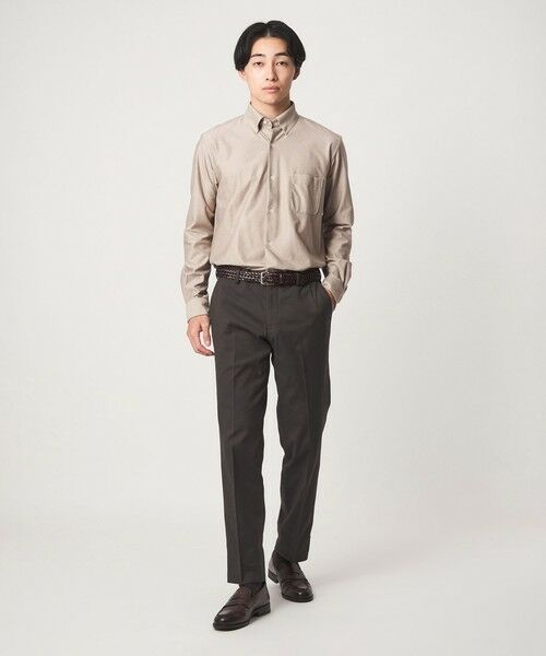 green label relaxing / グリーンレーベル リラクシング シャツ・ブラウス | エブリット TC ツイル ジャージー スナップ ボタンダウン シャツ -ストレッチ・イージーアイロン・吸水速乾- | 詳細18