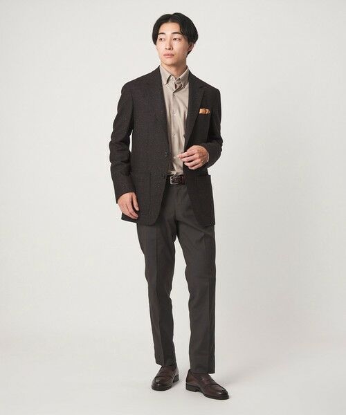 green label relaxing / グリーンレーベル リラクシング シャツ・ブラウス | エブリット TC ツイル ジャージー スナップ ボタンダウン シャツ -ストレッチ・イージーアイロン・吸水速乾- | 詳細20