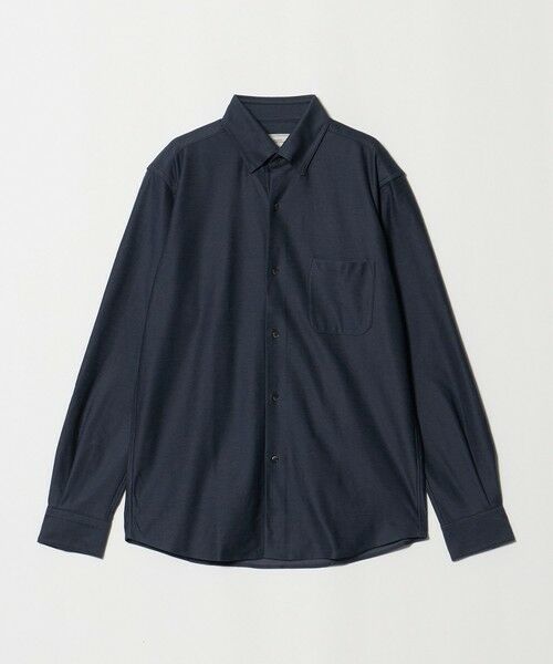 green label relaxing / グリーンレーベル リラクシング シャツ・ブラウス | エブリット TC ツイル ジャージー スナップ ボタンダウン シャツ -ストレッチ・イージーアイロン・吸水速乾- | 詳細28