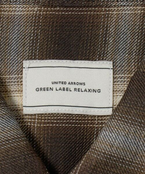 green label relaxing / グリーンレーベル リラクシング シャツ・ブラウス | P/CU/W オンブレ チェック 2フラップポケット シャツ | 詳細10