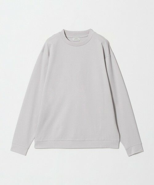 green label relaxing / グリーンレーベル リラクシング カットソー | L/A ポンチ ビズ クルーネック カットソー（LT.GRAY）
