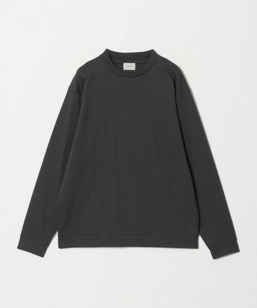 green label relaxing / グリーンレーベル リラクシング カットソー | L/A ポンチ ビズ クルーネック カットソー（DK.GRAY）